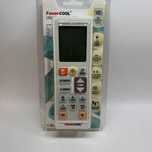 FavorCOOL Replacement Remote Control All in One Universal LCD‎ Controller for AC